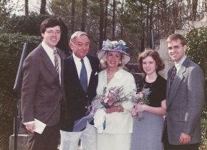 I probably should've gotten a haircut. And new glasses. But Dad is as handsome and happy as ever.